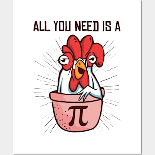 Pi Day Math Pie Chicken Pot Pi Number Posters and Art